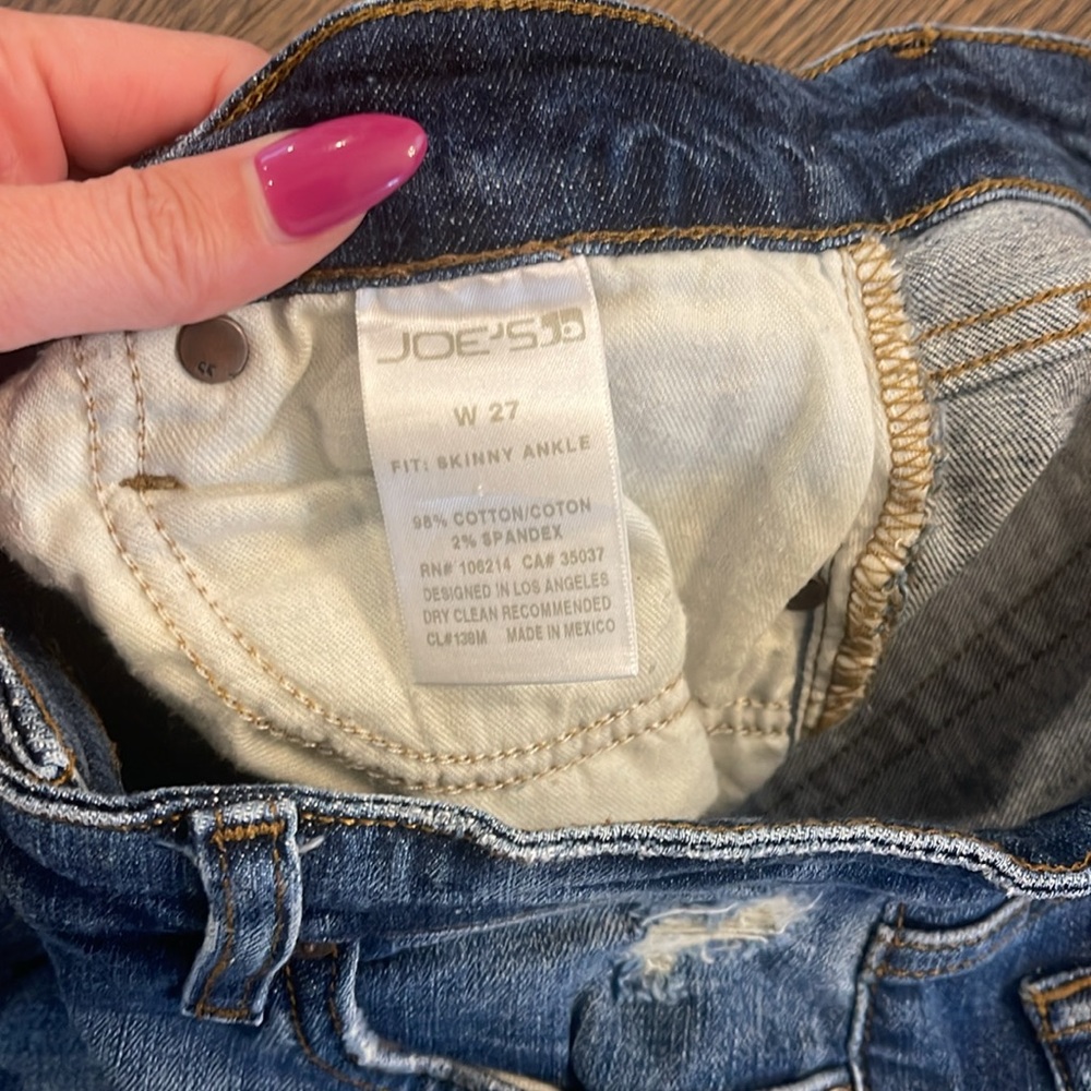 Joes Jeans Skinny Ankle Size 27 - Picture 3 of 6